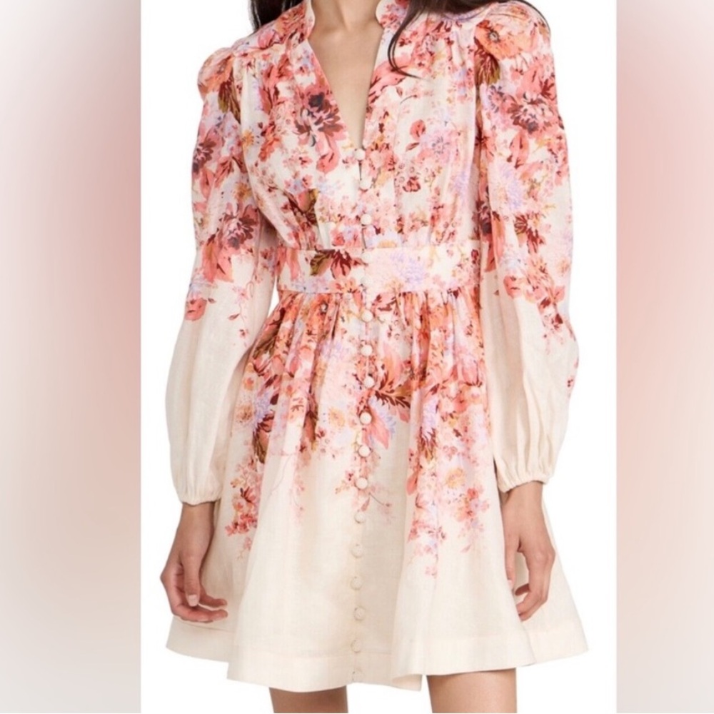 ZIMMERMANN
Devi Plunge Mini Dress